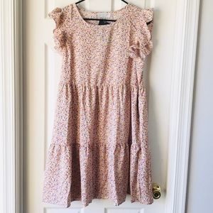 Hayden Floral Ruffle Dress - Multicolor